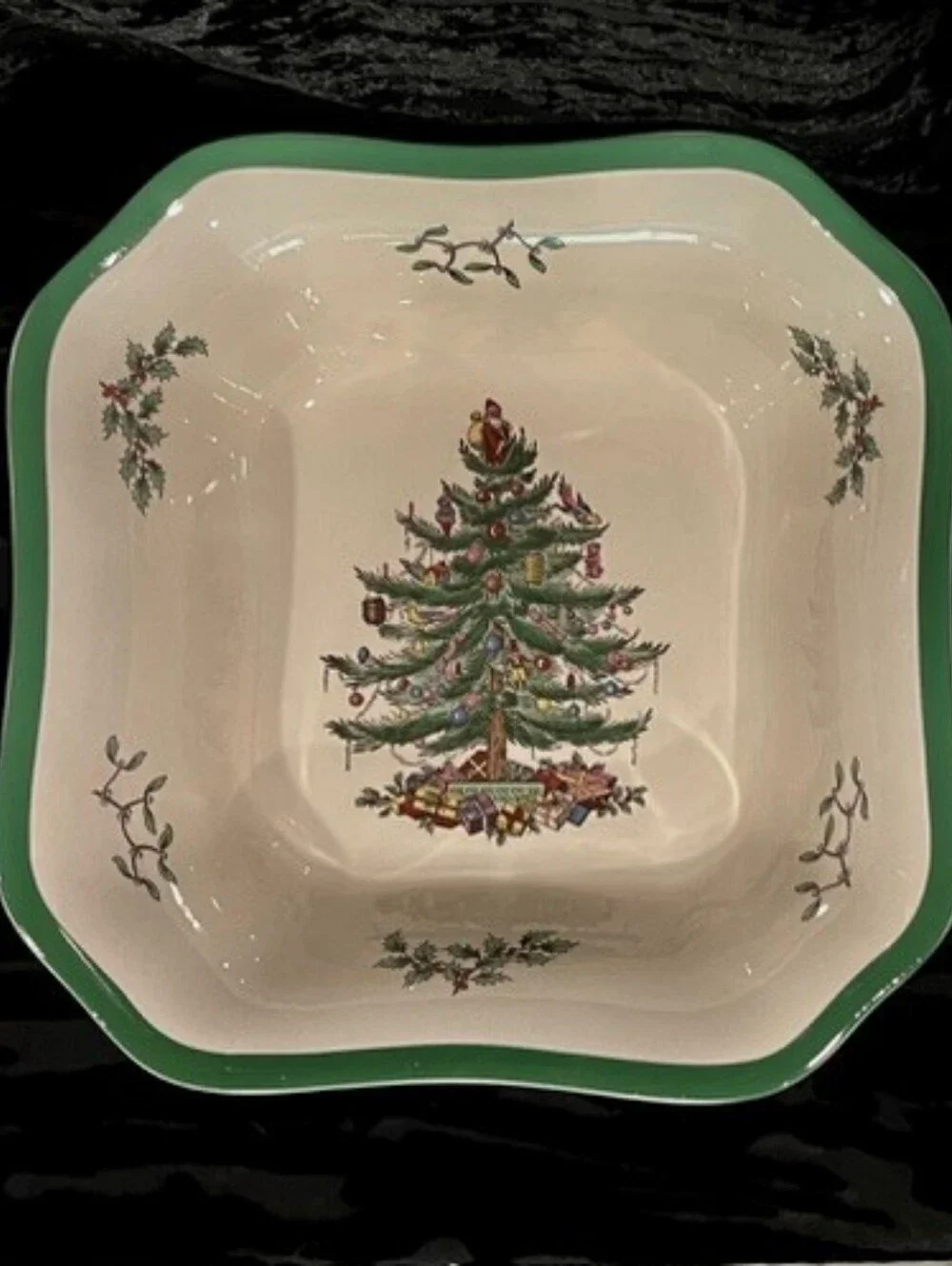 Vintage Spode Christmas Tree 9.5
